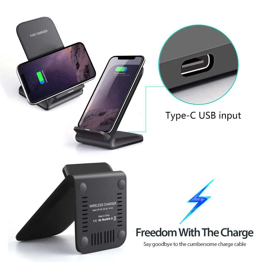 20W Wireless Charger Stand Oi Receiver Coil Kit for iPhone5 5s 6 8 11 12 13 Samsung S21 S20 S10 S9 S8 S6 Xiaomi Charging Station | 5