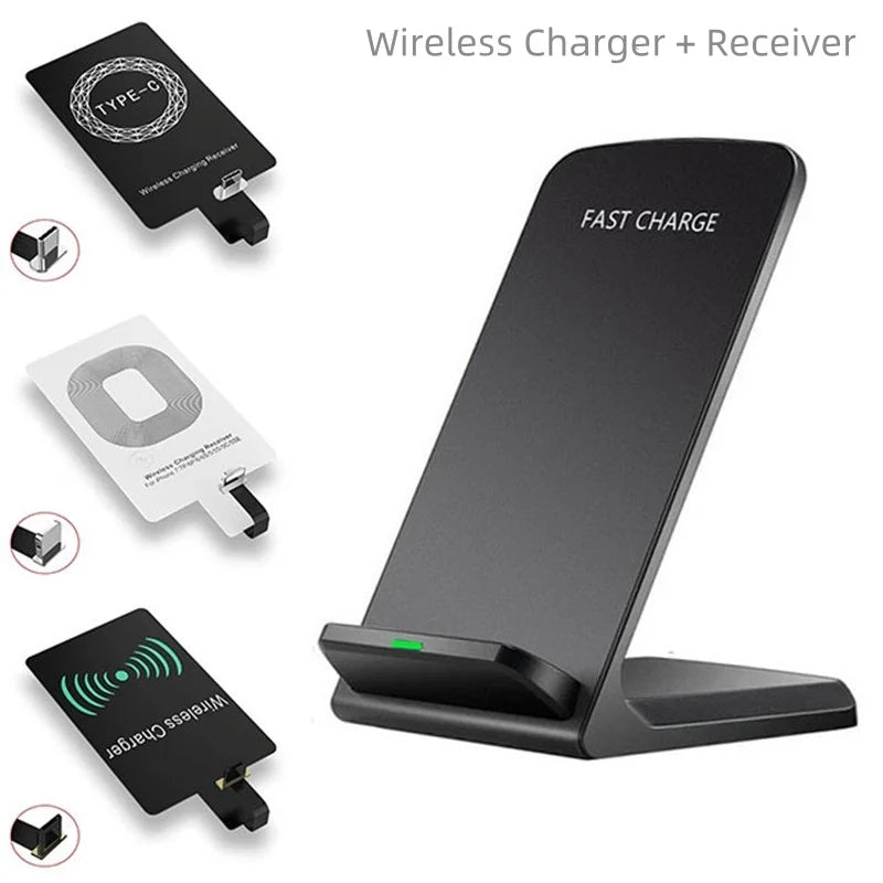 20W Wireless Charger Stand Oi Receiver Coil Kit for iPhone5 5s 6 8 11 12 13 Samsung S21 S20 S10 S9 S8 S6 Xiaomi Charging Station | 0